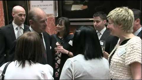 Managing Director of Faraday Printed Circuits meets the Queen and the Duke of Edinburgh.