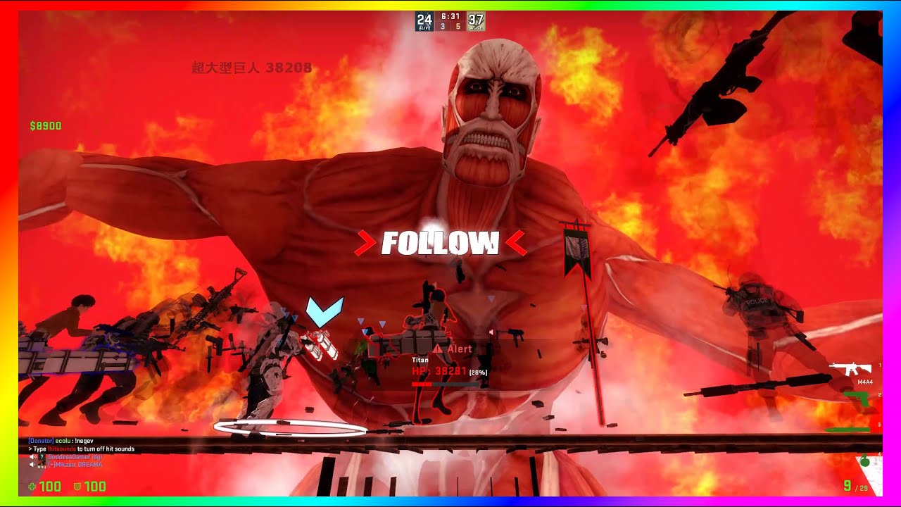 CSGO ZOMBIE ESCAPE | ze_aot_trost_v8_3 - YouTube