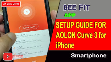 How to Connect AOLON Watch Curve 3 Smartwatch to iPhone with Dee Fit App