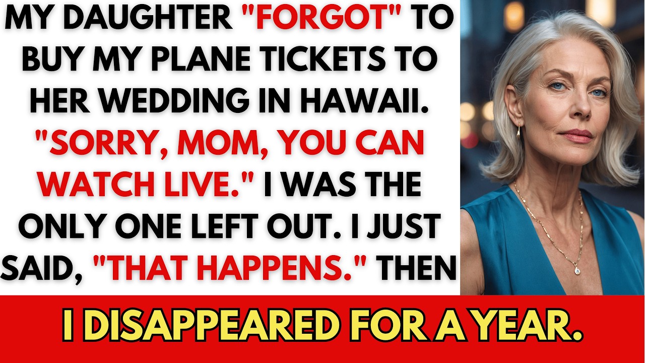 Моя дочь «забыла» купить мне билеты на самолет на свою свадьбу на Гавайях. «Ты можешь посмотреть ...