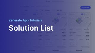 4. Solution List | Step-by-Step Tutorials
