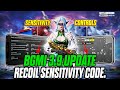 BGMI 3.9 UPDATE ZERO RECOIL SENSITIVITY CODE 🔥 BEST CONTROL SETTINGS 2025 | &amp; BGMI NEW SENSITIVITY