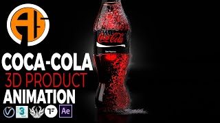 3d Product Coke Bottle Animation screenshot 5