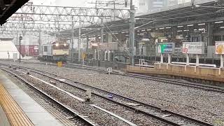 EF64 1025号機牽引名古屋タ発稲沢行2095レ名古屋通過