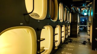 A mysterious space! I stayed at a capsule hotel. 'Nine Hours Hamamatsucho'