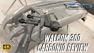 Walcom Genesi Carbonio 360 Light HTE Clear Spray Gun Review