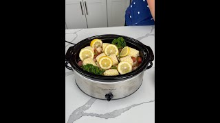 How to make an easy summer dinner in the crockpot!