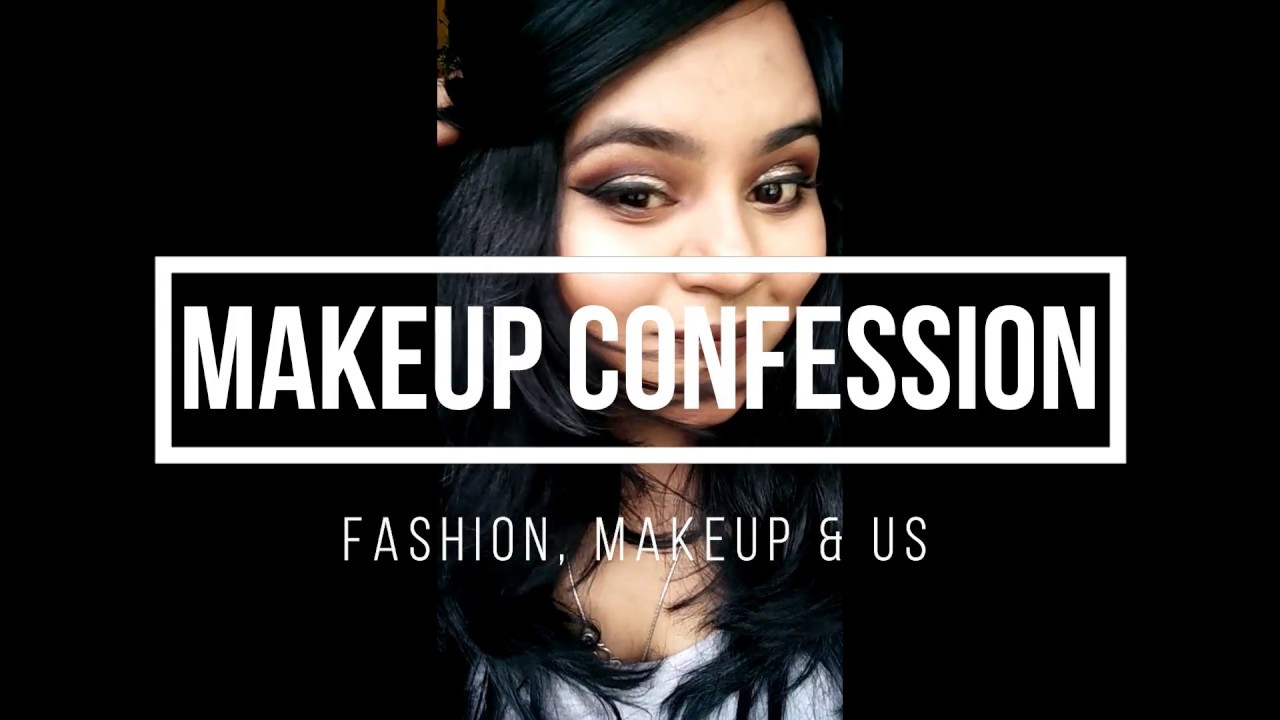 Brown lips & glittery eyes makeup tutorial - YouTube