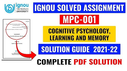 MPC 01 Solved Assignment 2021-22 | MPC 01 Solved Assignment 2022 | MPC 1 Solved Assignment English