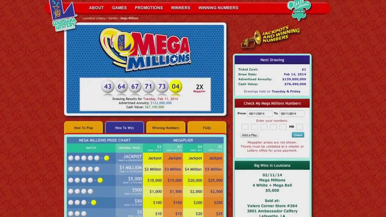 Lottery Launches New Website - Louisiana Lottery