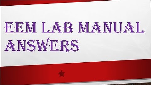 EEM MANUAL ANSWER PRACTICAL NO.1 MEASURING INSTRUMENTS IDENTIFICATION