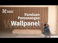 Cara Pasang Wall Panel Balian