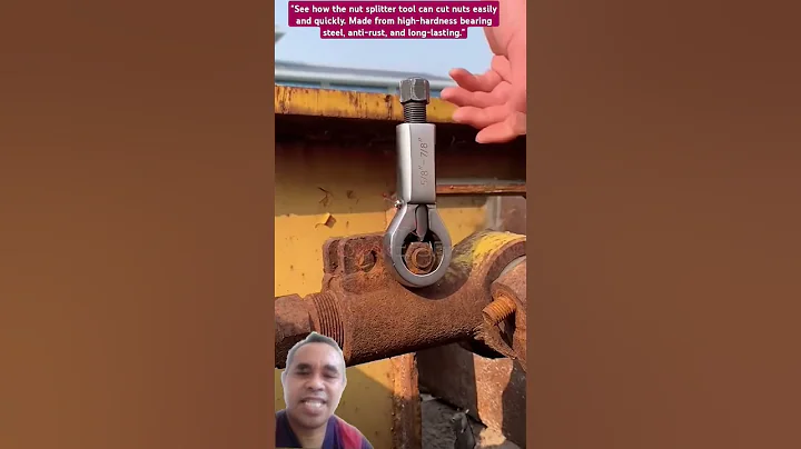 Nut Splitter Tool-Easy and Effective!#NutSplitter Tool#ToolDemo#Mechanics#SteelWorkers#DIY#Workshop