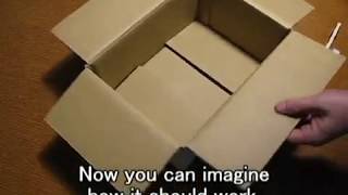 HOW TO MAKE CARDBOARD BOX SMALLER