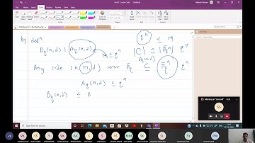 Bounds In Coding Therory Lecture # 2| RSML| Coding Theory