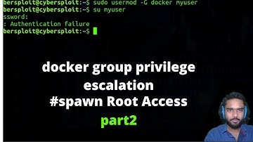 docker group #privilege escalation | privilege escalation using docker