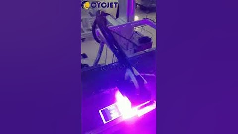 CYCJET UV High-resolution Piezo Inkjet Coding Machine for PVC Card Large Wifi Logo Printing Max 54mm