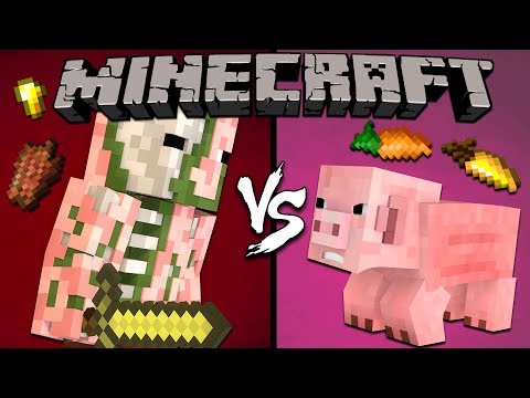 pig-vs.-zombie-pigman---minecraft