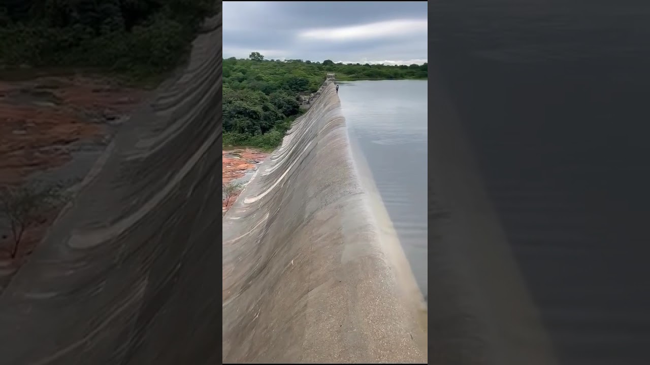 Barragem do Trici começa a sangrar para açude Arneiroz 2 Tauá