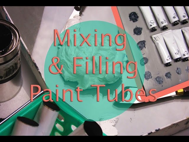 How to make Oil Paint by hand with a palette knife and Muller.mp4 