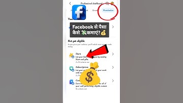 💰 facebook star se earning kaise kare / facebook page monetize #facebookearning