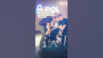 Reveal of Russian A.I. Robot Goes Awry