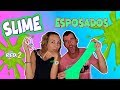 Slime Esposados!! Slime Challenge!! Esther y Dani Enreda2