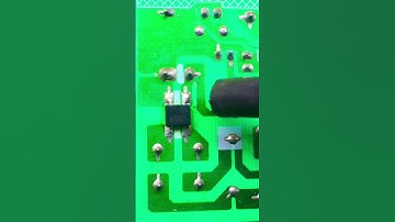 Removing SMD Bridge Diode with Hot Air Gun #diode #smd