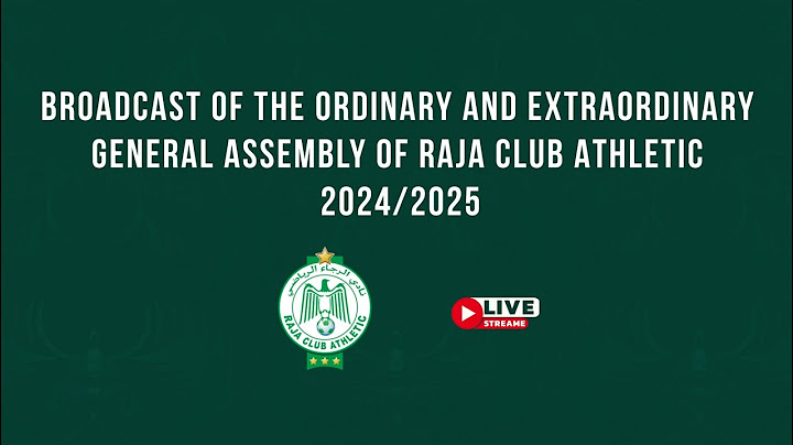 بث مباشر: للجمع العام العادي وغير العادي لنادي الرجاء الرياضي 2024/2025