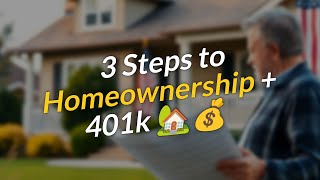 💰 3 Key Steps to Navigate 401k Distributions & Homeownership!