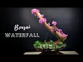 Amazing Bonsai Waterfall Tree Fountain | Fish Pond Waterfall DIY