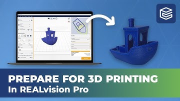 Preparing your model for 3D printing in REALvision Pro