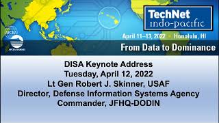 DISA Keynote- Lt Gen. Skinner
