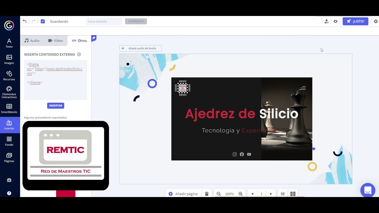Incrustar un sitio web en Genially - YouTube