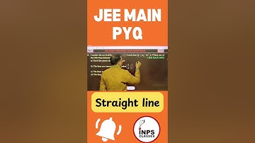 JEE Main PYQ Straight Line | Most Repeated Questions | By Nitin Sir | INPS Classes