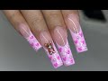 Pink French Tips | Valentine’s Day Nails | Gel X Dupe Nails