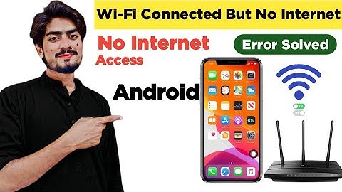 How To Solve Wifi Connected But No Internet Access Android Problem 2025 