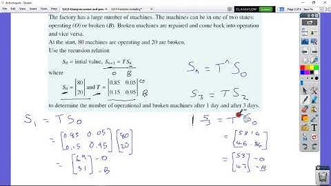 Ex 12C3 Using Recursion to generate state matrices