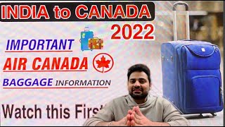 Air Canada New Baggage Policy | Called AC Customer Care | India to Canada | All Doubts Explained!