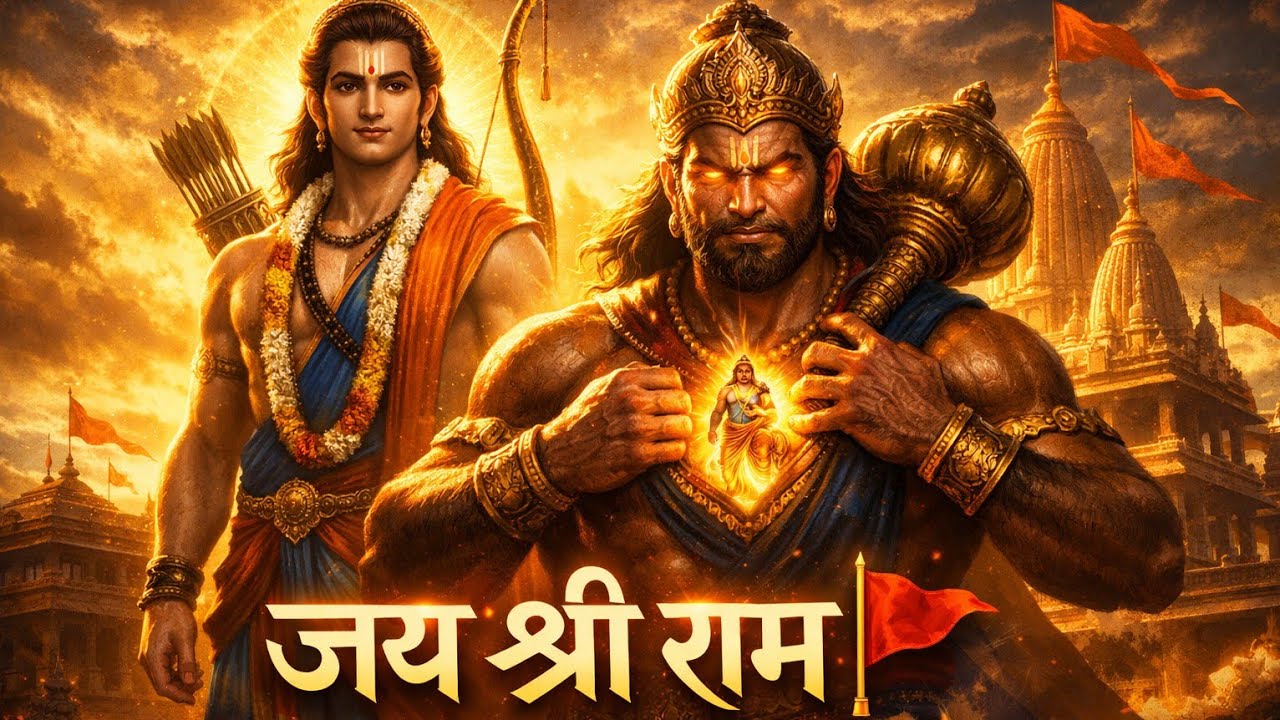 Jai Shri Ram 🚩 | Ram Mandir Consecration Song | Ram & Hanuman | 21 January Special