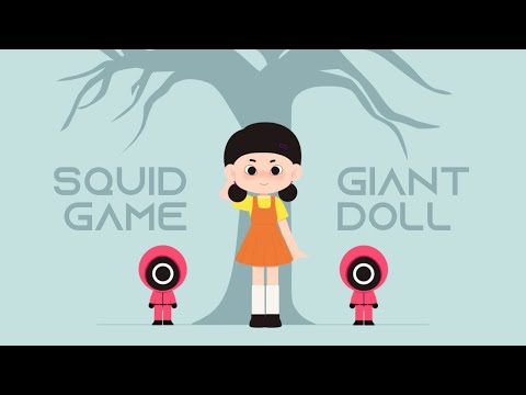 Squid Game Animation - Giant Doll's Head Turn / After Effects Tutorial #77 Part 2