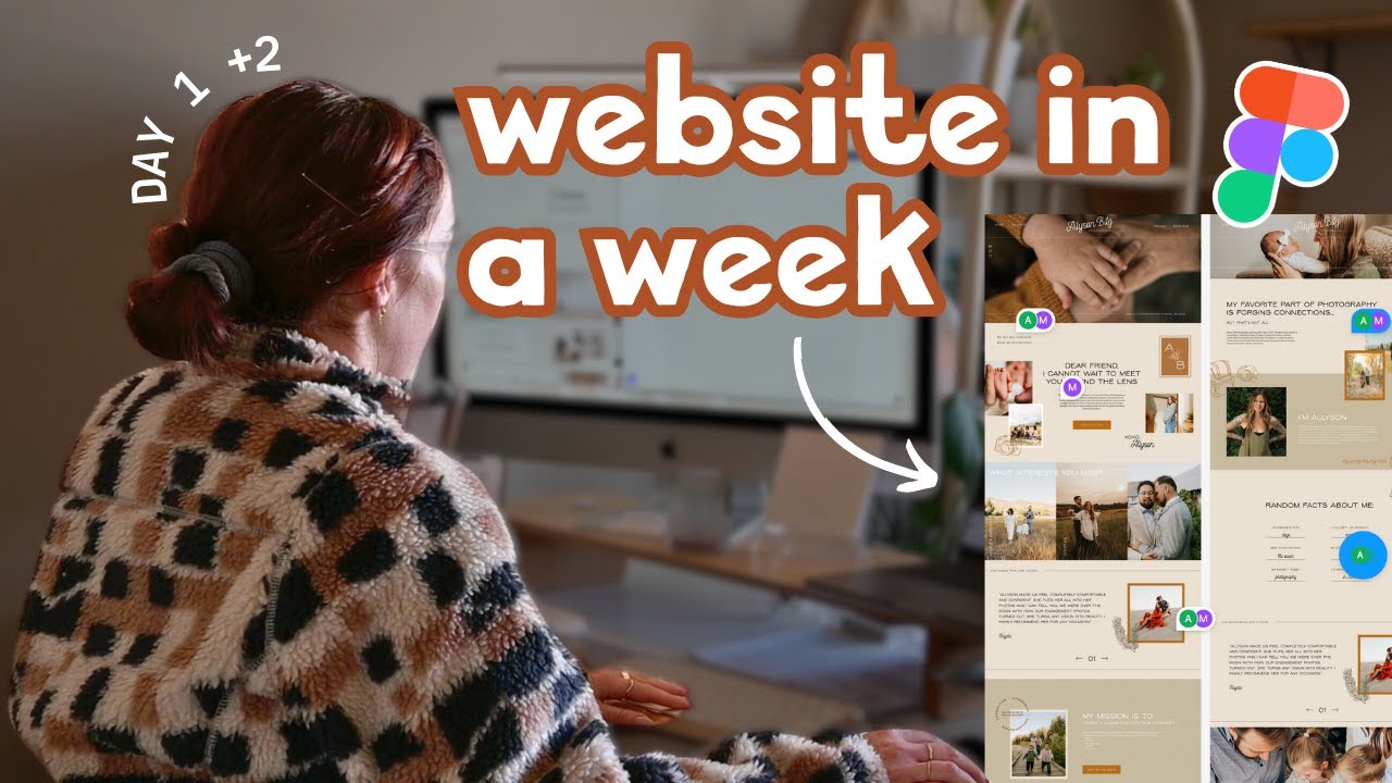 WEBSITE IN A WEEK (Day 1 + 2) | Figma Website Design - YouTube