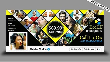 How to make facebook cover banner in coreldraw   2018