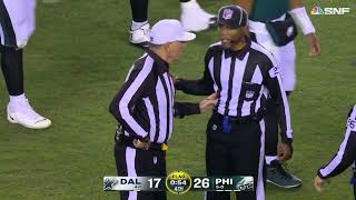 Cowboys vs. Eagles FIGHT before end of game