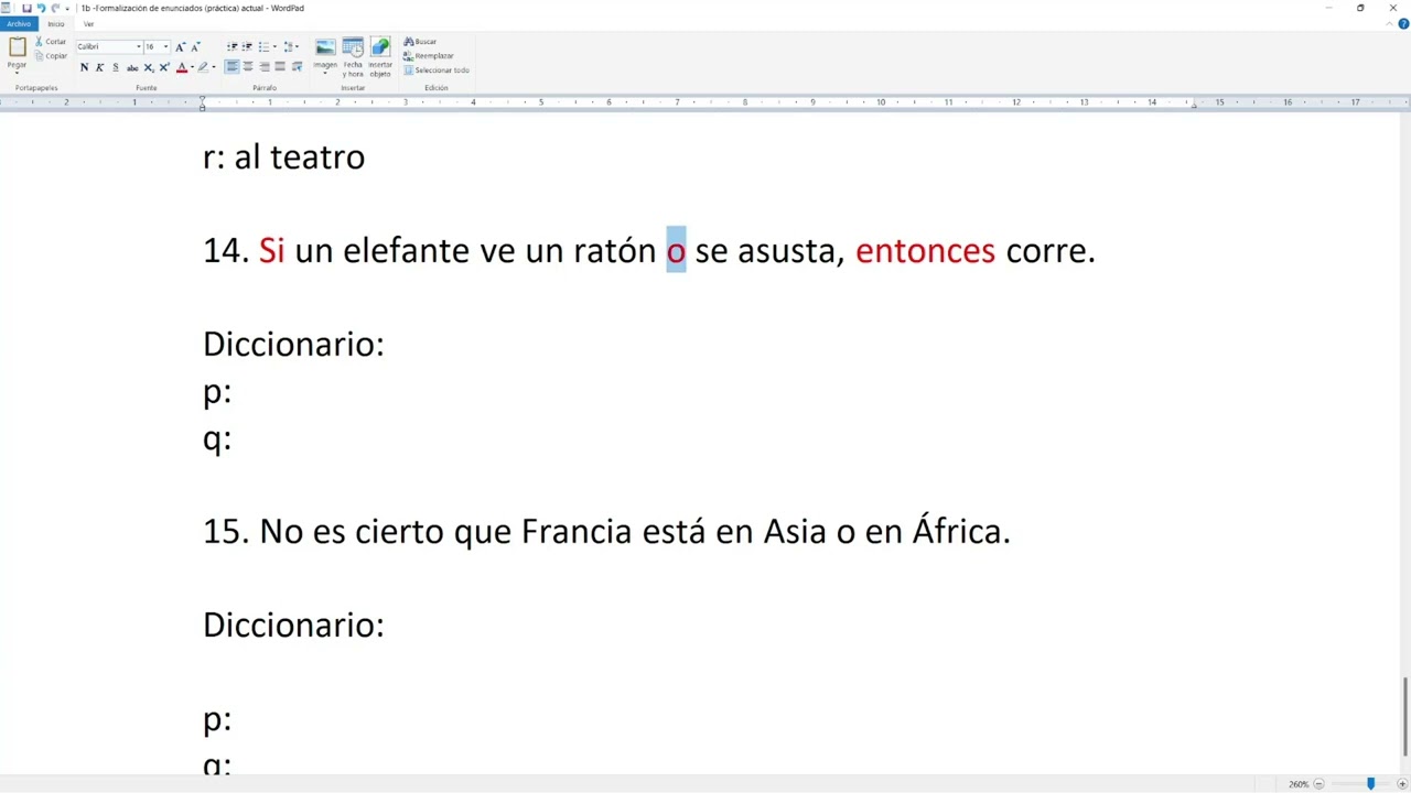 Capítulo 1 - Ejercicios (Lógica) - IPC UBA XXI Intensivo (Perot)