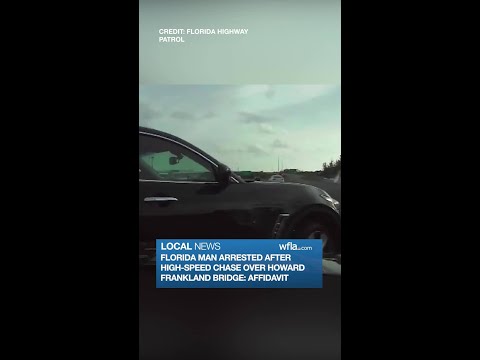 Florida man arrested after high-speed chase over Howard Frankland Bridge: affidavit