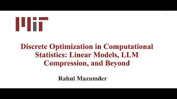 Lange Symposium 2025: Rahul Mazumder, MIT