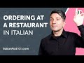 Learn How to Order at a Restaurant in Italian | Can Do #18