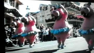 Disney dancing hippopotamus.parade.