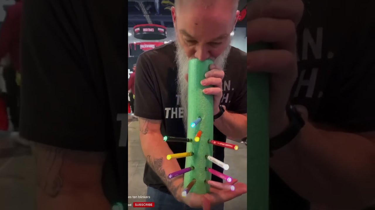 60 Year Old Man Does Ten Blinkers